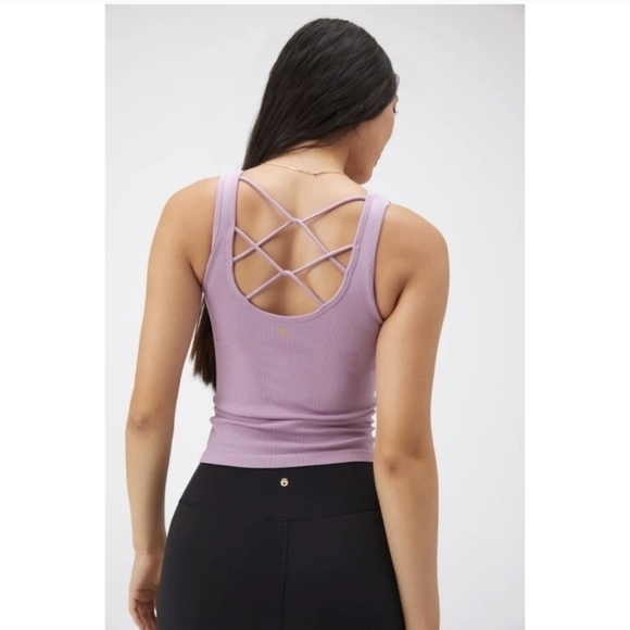 Spiritual Gangster Tops - NWT spiritual Gangster infinity seamless tank purple